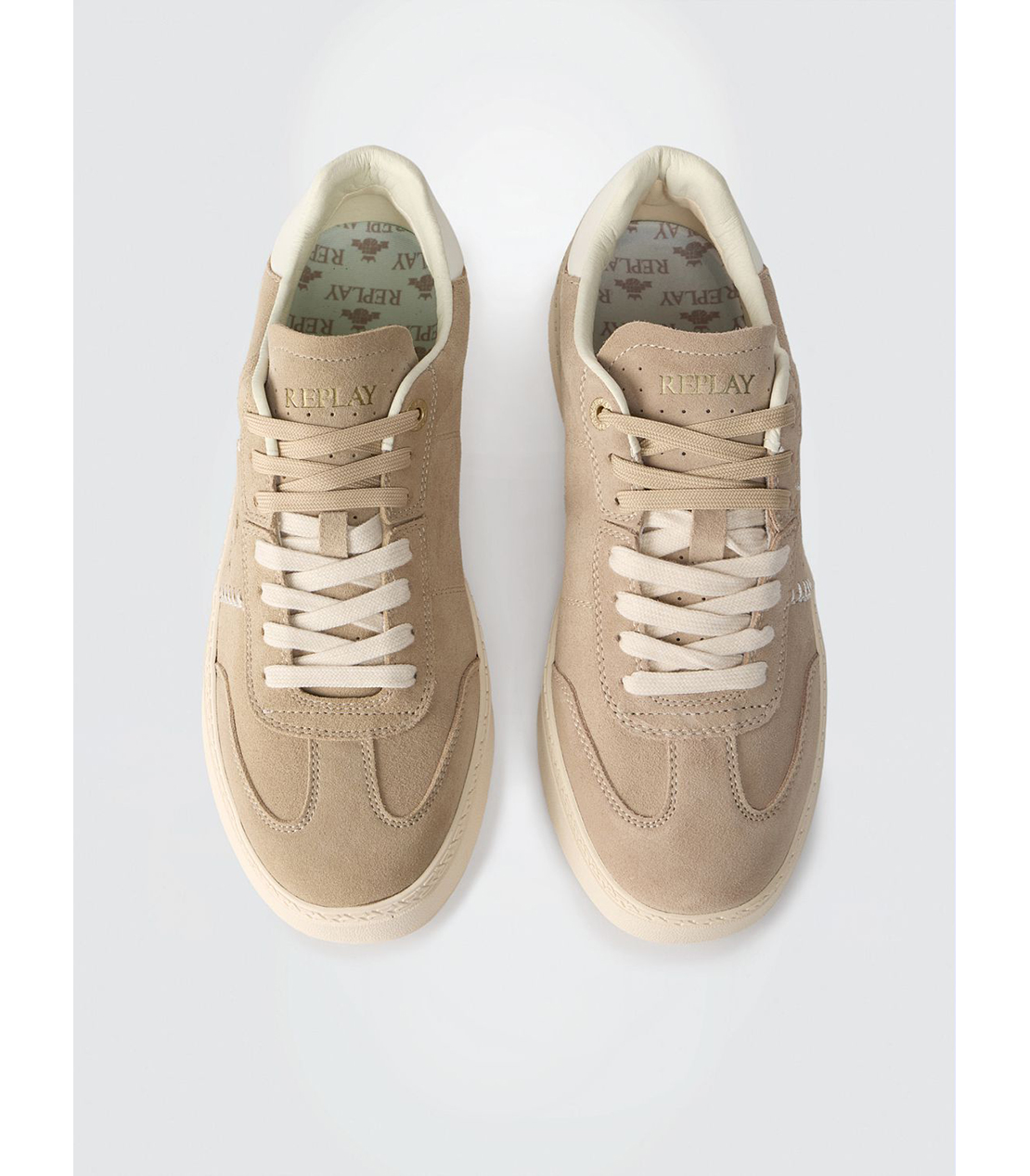 スウェードレザースニーカー 詳細画像 ベージュ 4